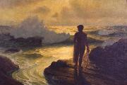 unknow artist Hawaiian Fisherman oil painting on canvas